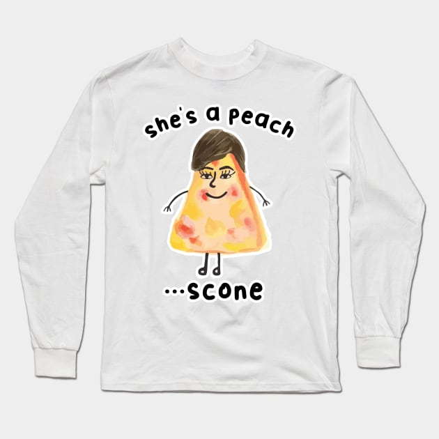 Hobo Johnson - Peach Scone Long Sleeve T-Shirt by Capricorn Jones